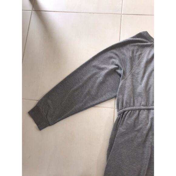 Torrid Mini Dress Pullover Drawstring Waist Gray - Picture 10 of 11